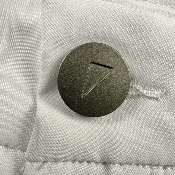 Primo Jogger Pants Mens 32 Regular White Golf Performance Tapered Ankle Zip - Picture 7 of 15